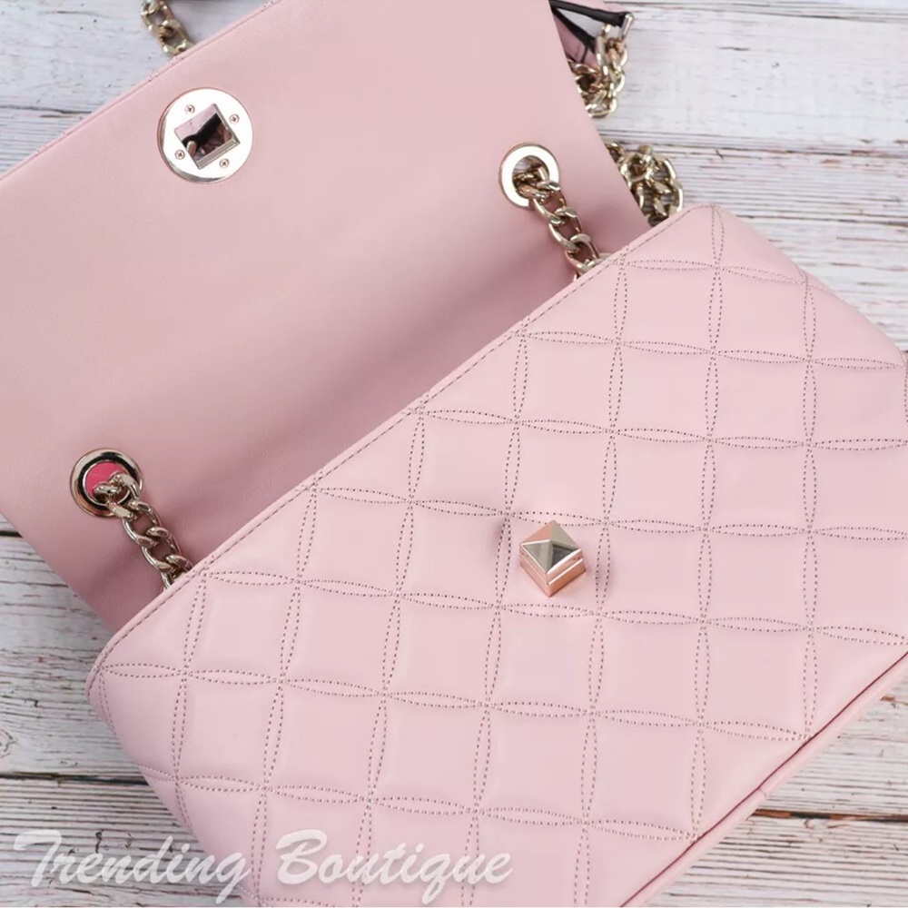 Kate Spade Natalia Quilted Leather Flap Shoulder Bag - Picture 7 of 8
